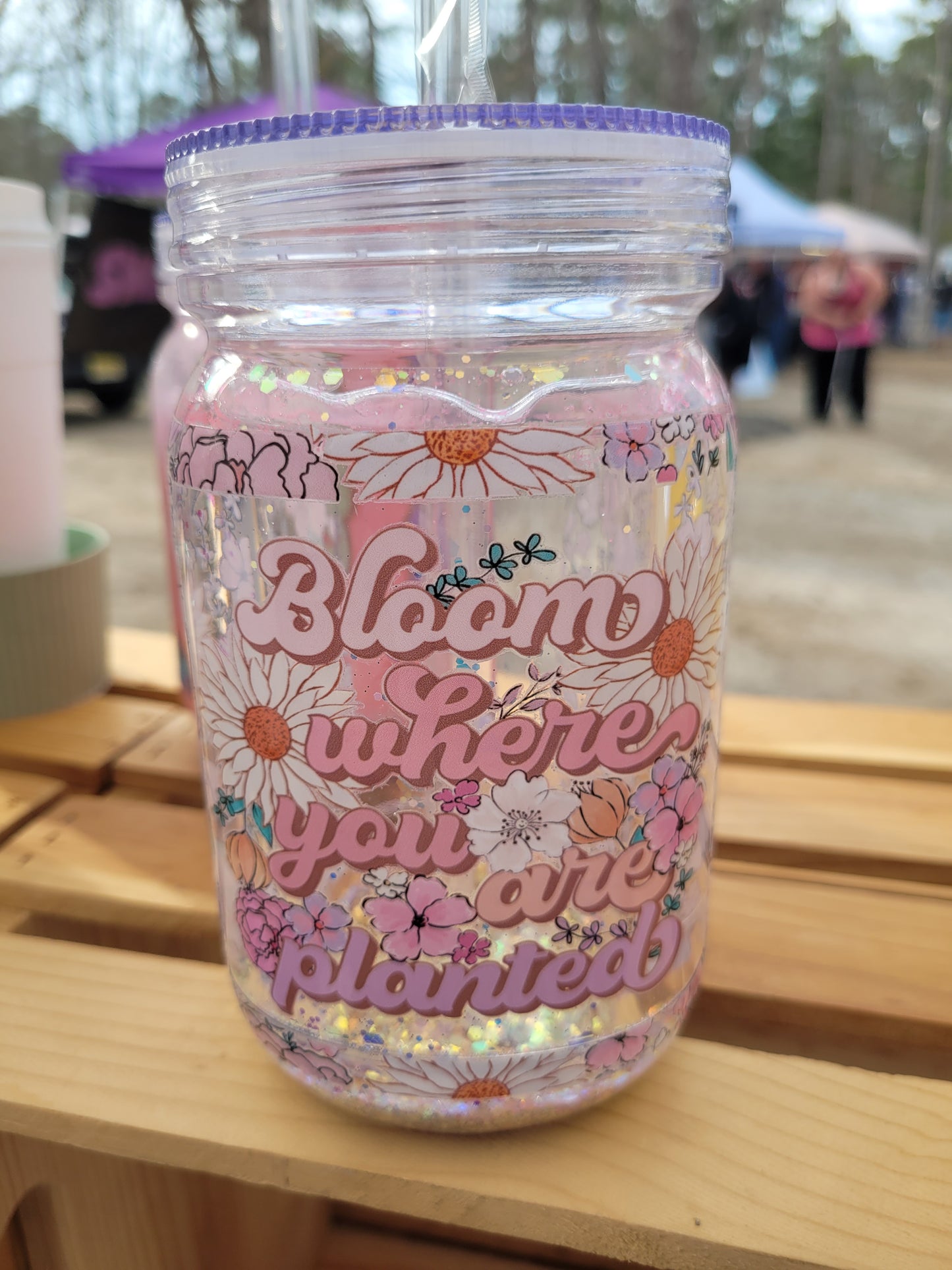 Snowglobe Mason Jar