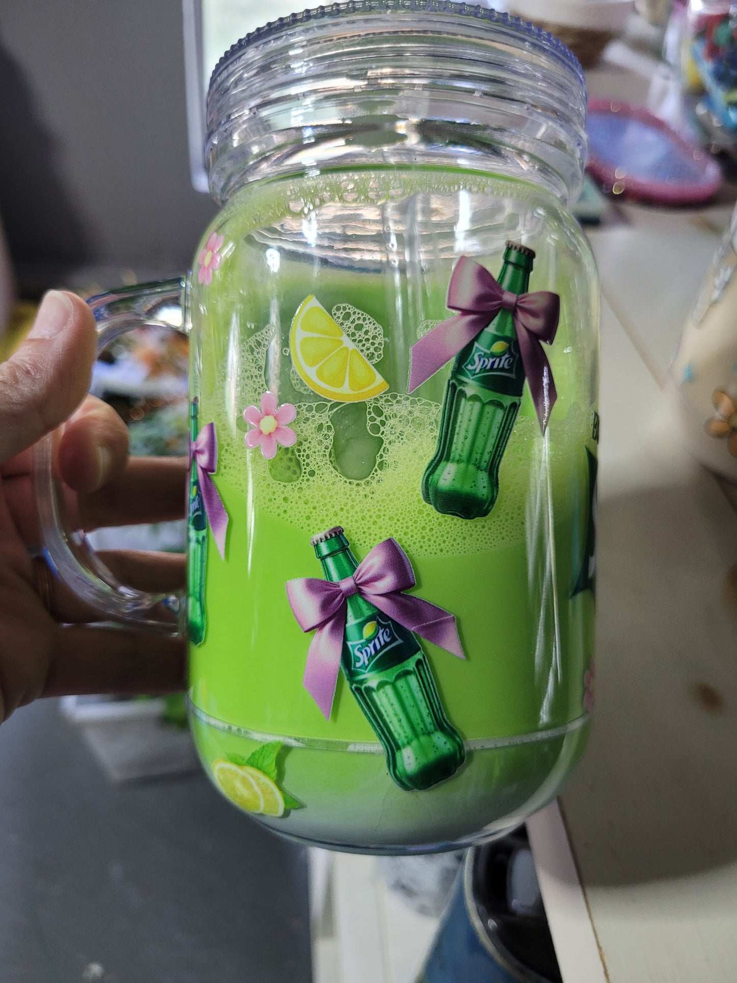 Snowglobe Mason Jar