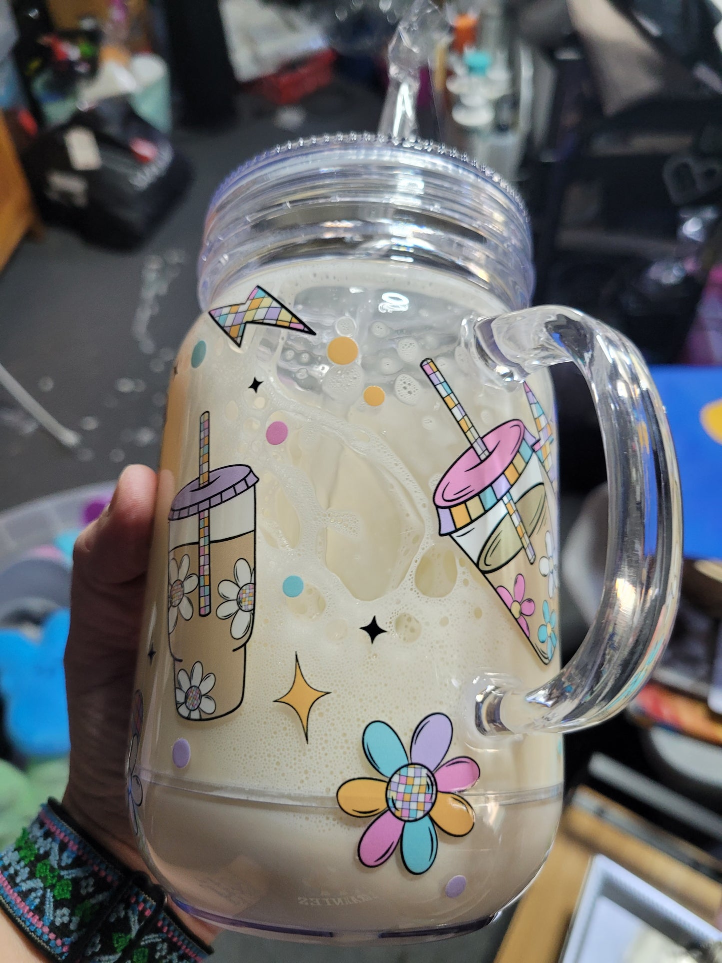 Snowglobe Mason Jar