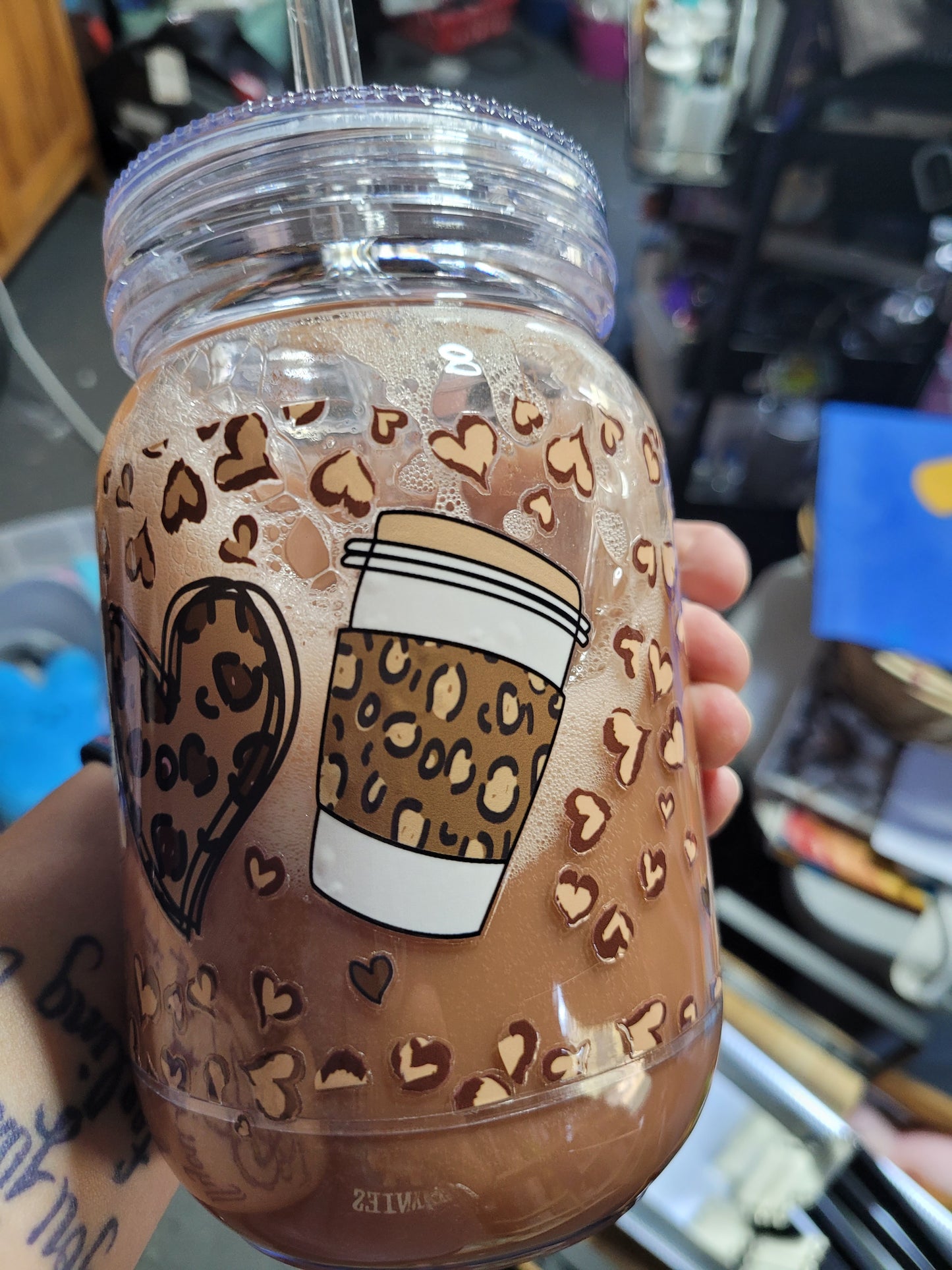 Snowglobe Mason Jar