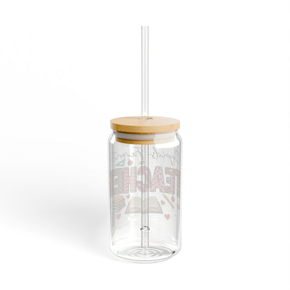 Teacher Sipper Glass - "Cupid's Favorite" 16oz