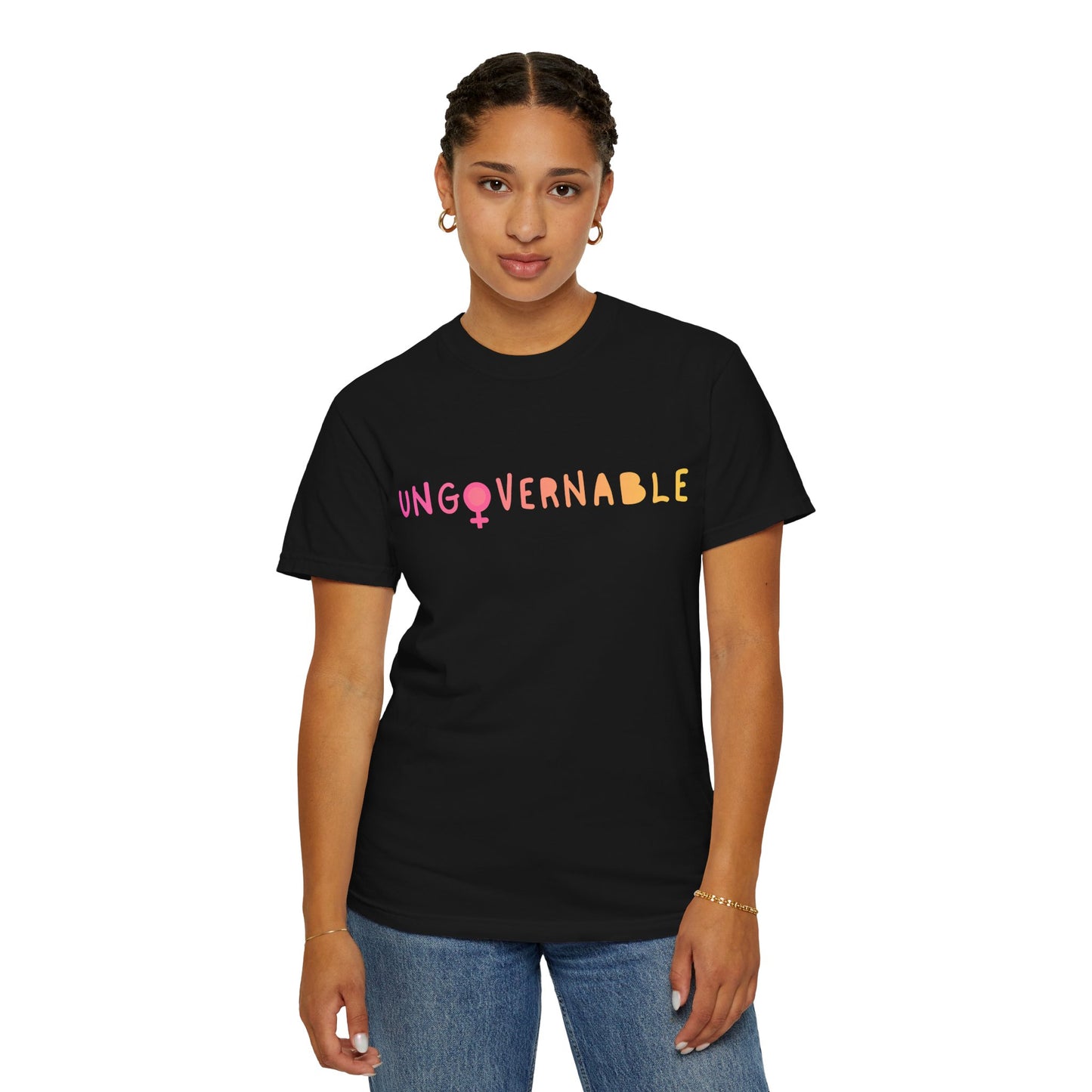 Ungovernable Feminist T-Shirt — Colorful Empowerment Tee