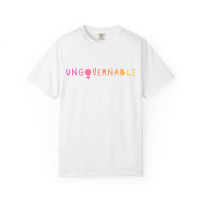 Ungovernable Feminist T-Shirt — Colorful Empowerment Tee