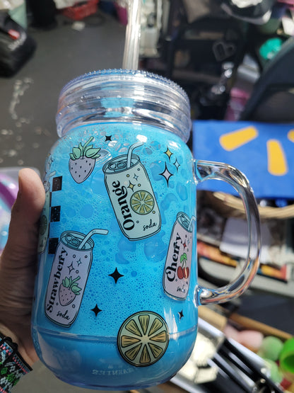 Snowglobe Mason Jar