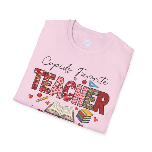 Cupids Favorite Teacher unisex softstyle tshirt