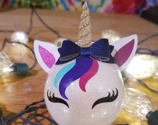 Customizable Unicorn Ornament