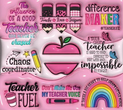 Teacher Themed Tumblers